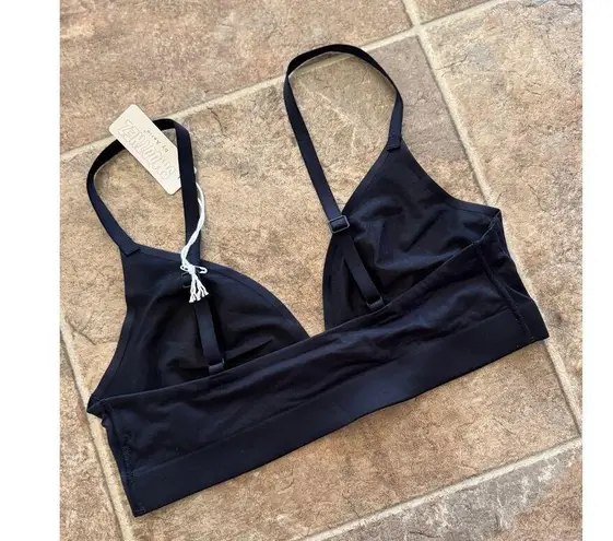 Aerie  SMOOTHEZ Mesh Bralette True Black Size Small