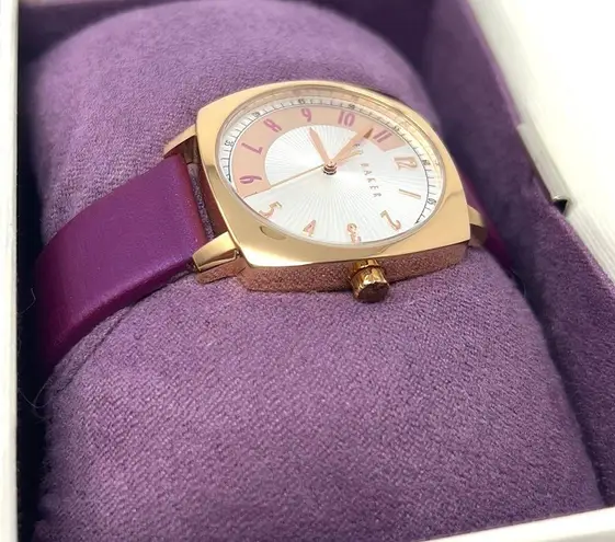 Ted Baker Women’s Purple Rose Gold Watch