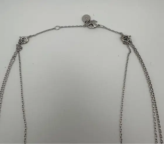 Stella & Dot Pave Chevron Silver tone Necklace with 3 Interchangeable Layers