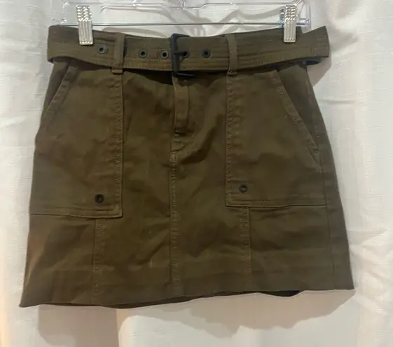 DL1961  “Parker” Driftless Belted Cargo Skirt Size XS