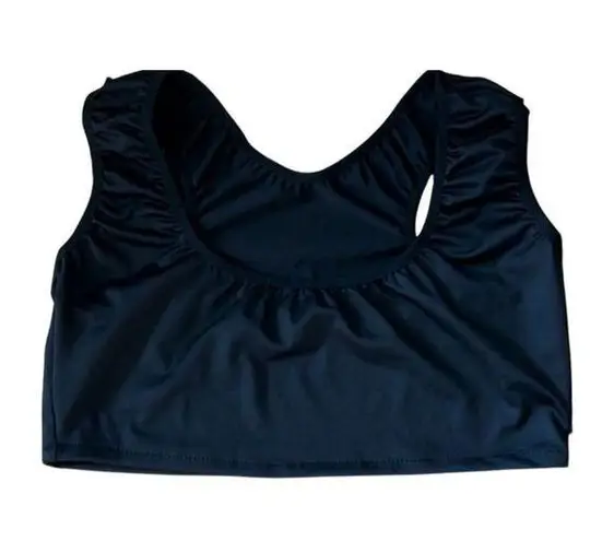 Basic Loungewear Top, Women's Solid Smoothing Crop Sleepwear Tank Top