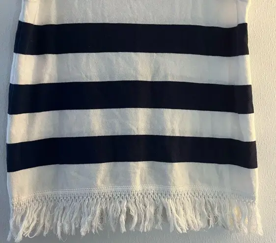 Sail To Sable Top Hydna Fringe Sweater Tank Top Sz XS GUC Nautical Round Neck