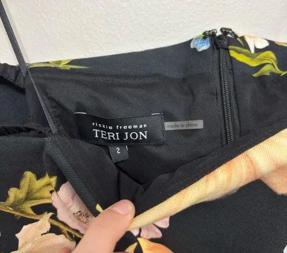 NWT Teri Jon by Rickie Freeman Off The Shoulder A