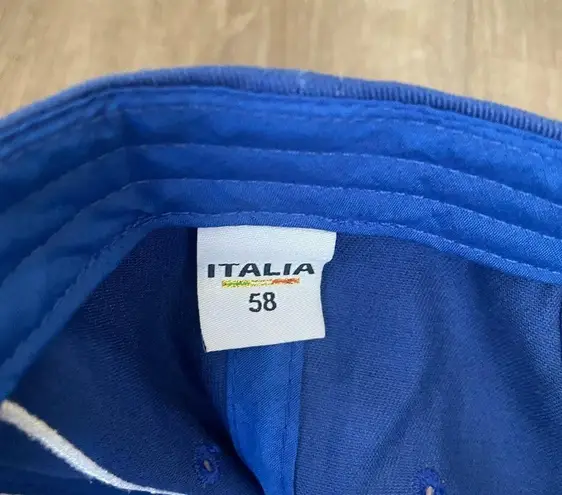 Italia Blue Baseball Hat Ball Cap Adjustable Italy Flag 58