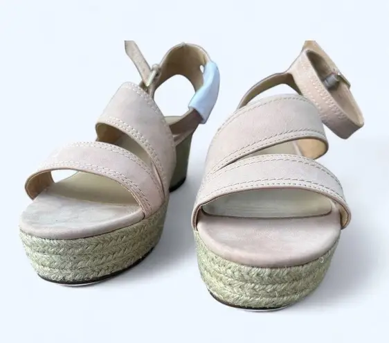 Naturalizer NEW Ursa Women's Strappy Espadrille Wedge Sandal Leather sz 9.5 M