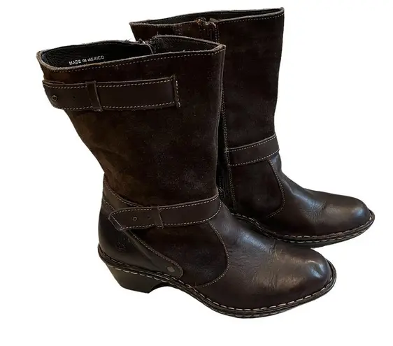 Lobo Solo Brown Leather/ Suede Mid