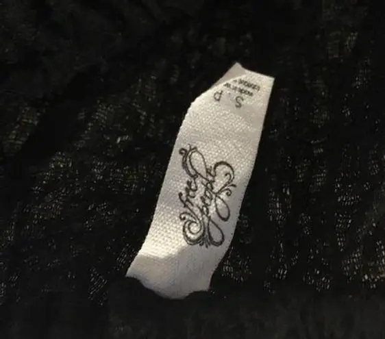 Free People Shades of Cool Top Black Size Small