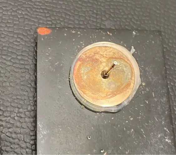 Vintage 70's Modernist Colorful Abstract Faces Resin Lucite Large Earrings 16.8g