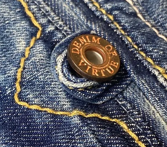 new Denim of Virtue ã‹› Patience Back Flap Pocket Flared Jeans ã‹› Old Stone ã‹› Size 31 - Image 10