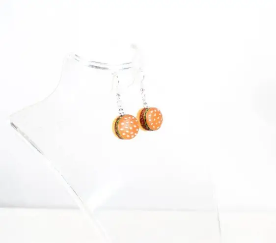 Handmade Snack Attack Earring Set – Acrylic Earrings – Milkshake, Burger & Pizza