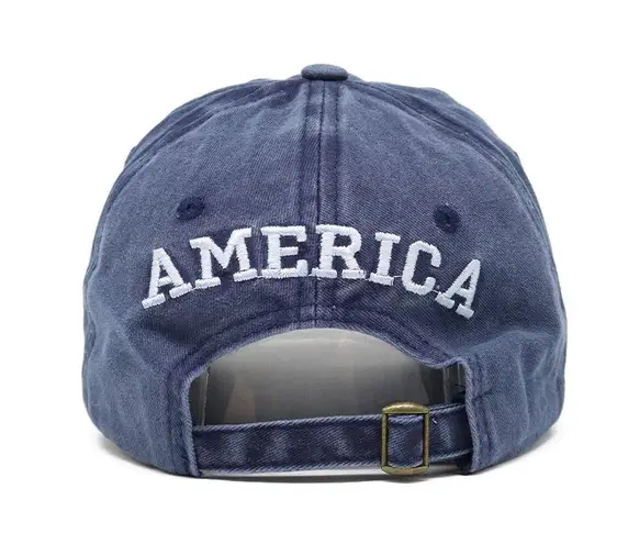 Blue American Flag USA Baseball Cap - Tactical Army Cotton Casual Hat