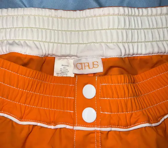 Citrus Vintage New Without Tag Perfect Orange Swimming Shorts Size Medium