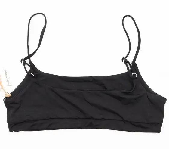 Free People Toast Signature Black Cut-Out Bikini Top Size XL