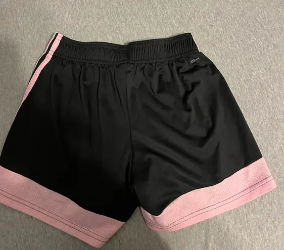 Adidas Black And Pink Shorts