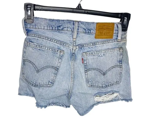 Levi's Levi’s wedgie jean shorts distressed size 27