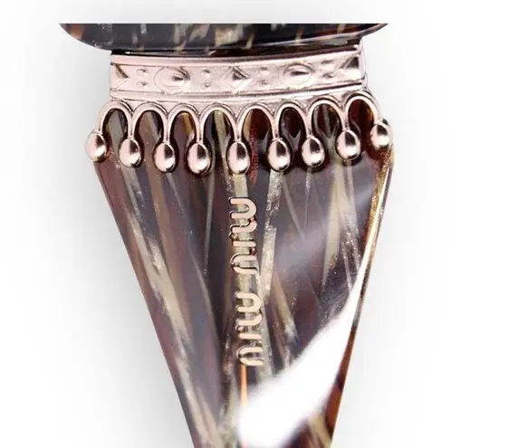 Miu Miu ♛ Metal Crown Sunglasses ♛ Brown Tortoise Shell ♛ Chic Luxury Sunnies ♛