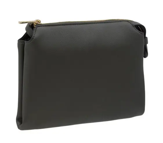 A New Day  Double Gusset Crossbody Bag in Alpine Green - Image 2