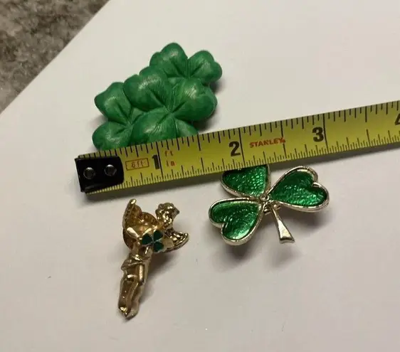 Lot Of 3 St. Patricks Brooch Pins