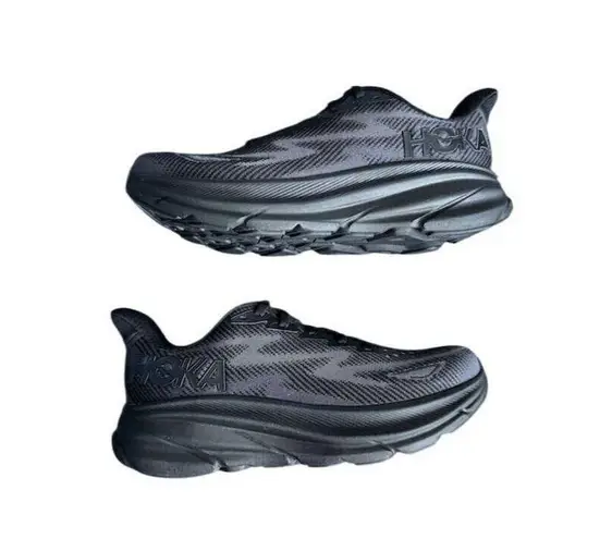 Hoka One One Clifton 9 Women's Running Shoes Black Size 8B