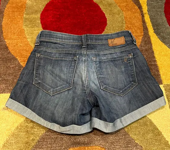 Mavi Jeans Mavi Vanna Y2K Style Low Rise Dark Wash Denim Jean Shorts Size 24 Waist