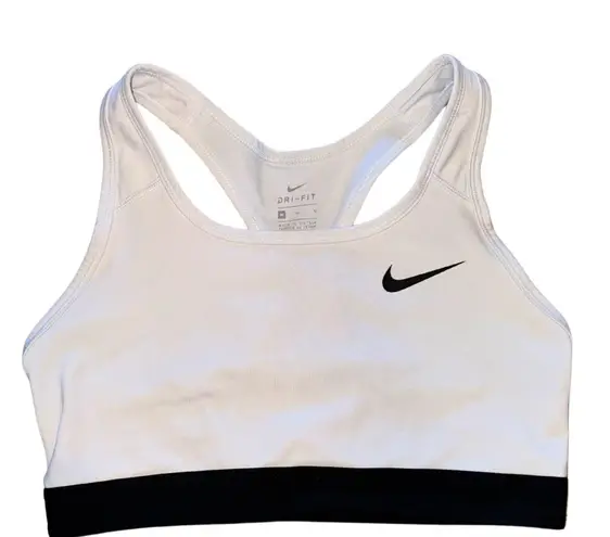 Nike White  Sports Bra