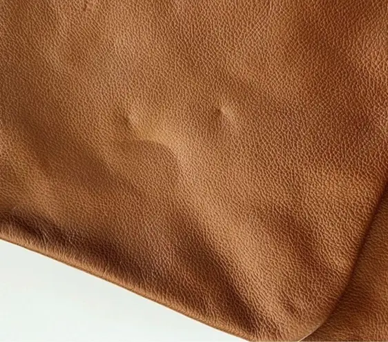 Tic Tac Toe Maxime Crossbody Three Piece Large Interchangeable Whiskey Leather Brown