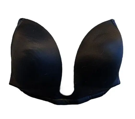 Black Deep V Plunge Push Up Low