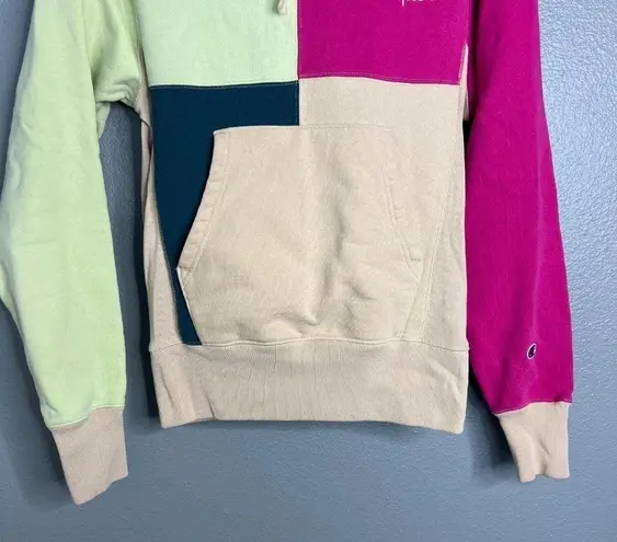 Champion  Reverse Weave Colorblock Hoodie Sweatshirt Women's XS