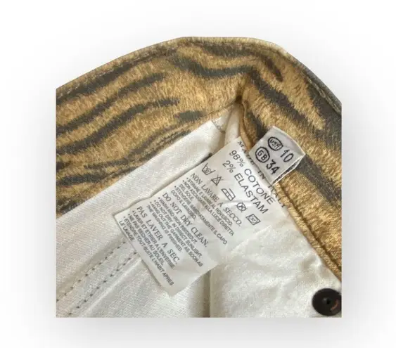 Vintage 90ās: new Overdrive by Equinox ą¼ Luxe Cheetah Print Jean ą¼ Made in Italy Gold Size 10