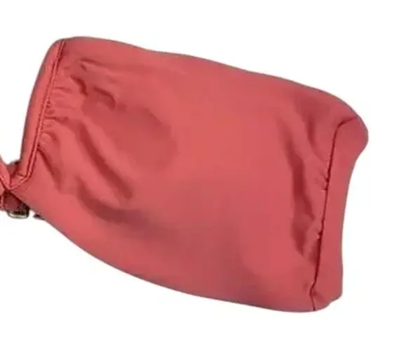 ANDIE NWT The Scala Bikini Strapless Padded Bandeau Top Swim L Punch Pink #3420