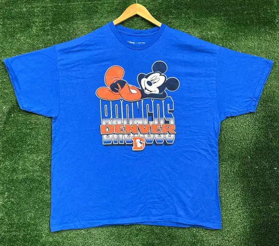 Disney x NFL AFC West Denver Broncos Oversized T-Shirt Size Extra Large