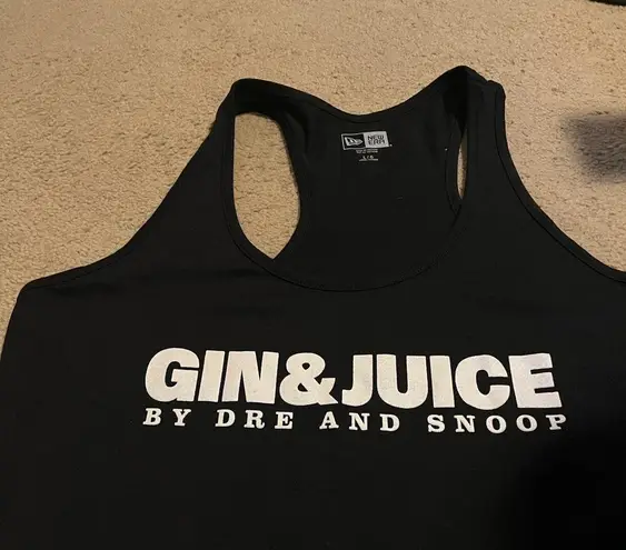 New era Gin and juice by Dre and snoop black Racerback pullover tank top lg