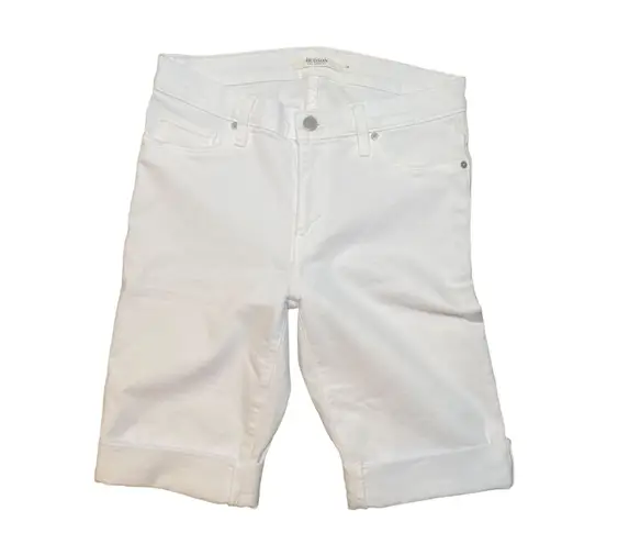 Hudson Denim Shorts With Sewn Cuffs