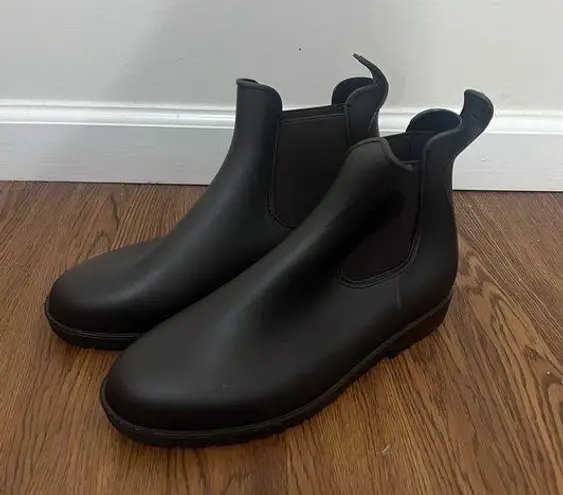 Ibaotty Brown Rubber Ankle Boots Size 11 US