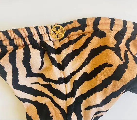 VIX Paulahermanny tiger stripe 2 piece bikini swimsuit Tan Size M