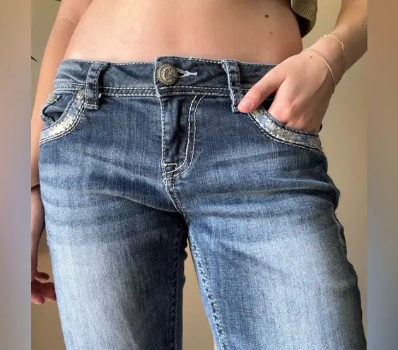 GRACE IN LA Grace Blue Ankle Cropped Jeans - Image 2