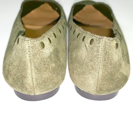 DV by Dolce Vita LEENA Studded Flat Green Size 6.5