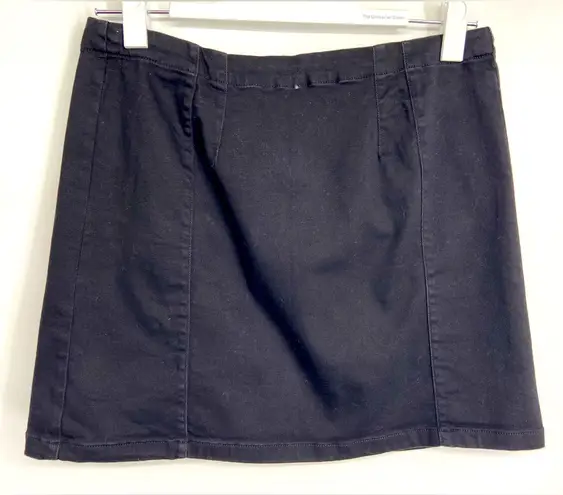 Gentle Fawn Gentle Fawn, Mini Skirt, Black Jeans, back zipper, size 6