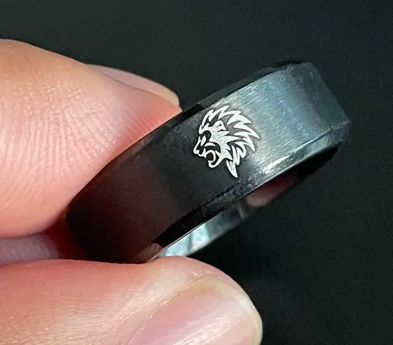Lion King Black Stainless Steel ring