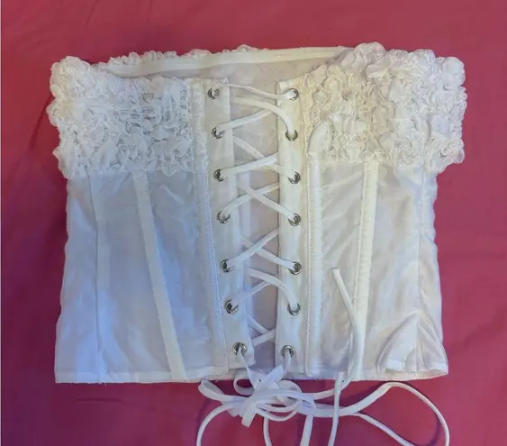 Outcast Zofia White 2 Piece Top & Skirt Set XS