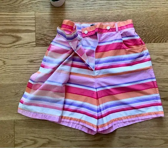 Karen Scott Cotton summer striped skort