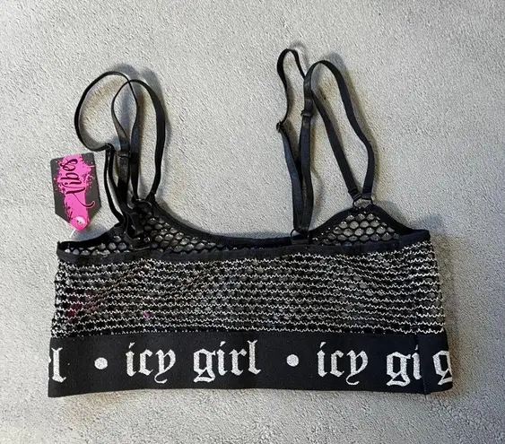 Fantasy Lingerie Icy Girl Bralette Elastic M/L Black Size undefined