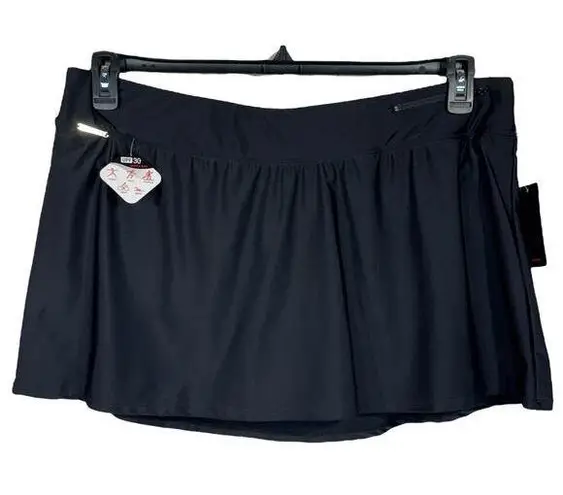 ZeroXposur 1X-Large Swim Skort UPF 30+ Lightweight Stretch Quick-Dry Zip Pocket