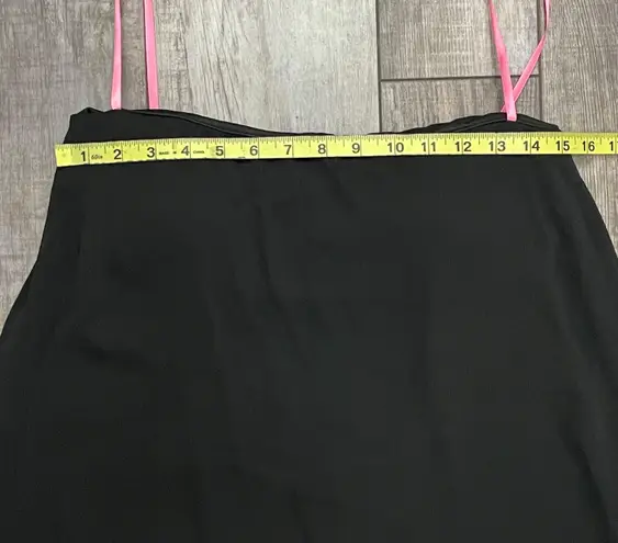 Isaac Mizrahi New York Black Spaghetti Strap or Strapless Shift Dress Size 10