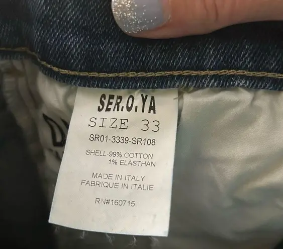 SER.O.YA Diego Tapered Jeans Unisex Waist 33, Length 29 NEW w/Tags!
