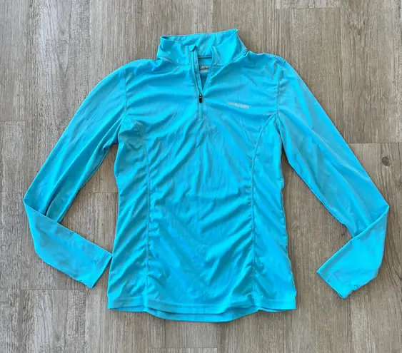 Womens Hiskywin Blue Quarter Zip Jacket