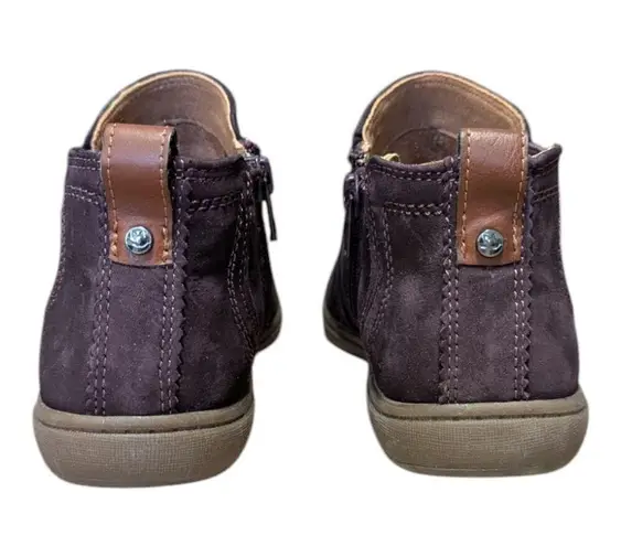 Cobb Hill Bailee Chelsea Boots Nubuck Leather Maroon Womens 6.5 Ankle Booties Purple