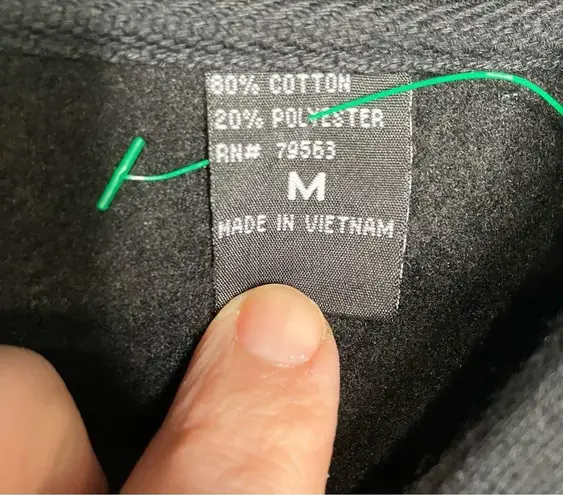 University of Iowa Hawkeyes football hoodie sweatshirt black size medium