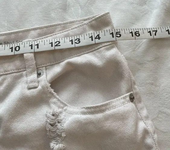 Mossimo Short Lace White Cotton Short Shorts sz 6