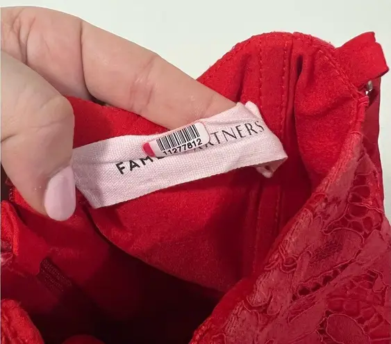 Fame and Partners Red The Max Dress Size 6 US $299